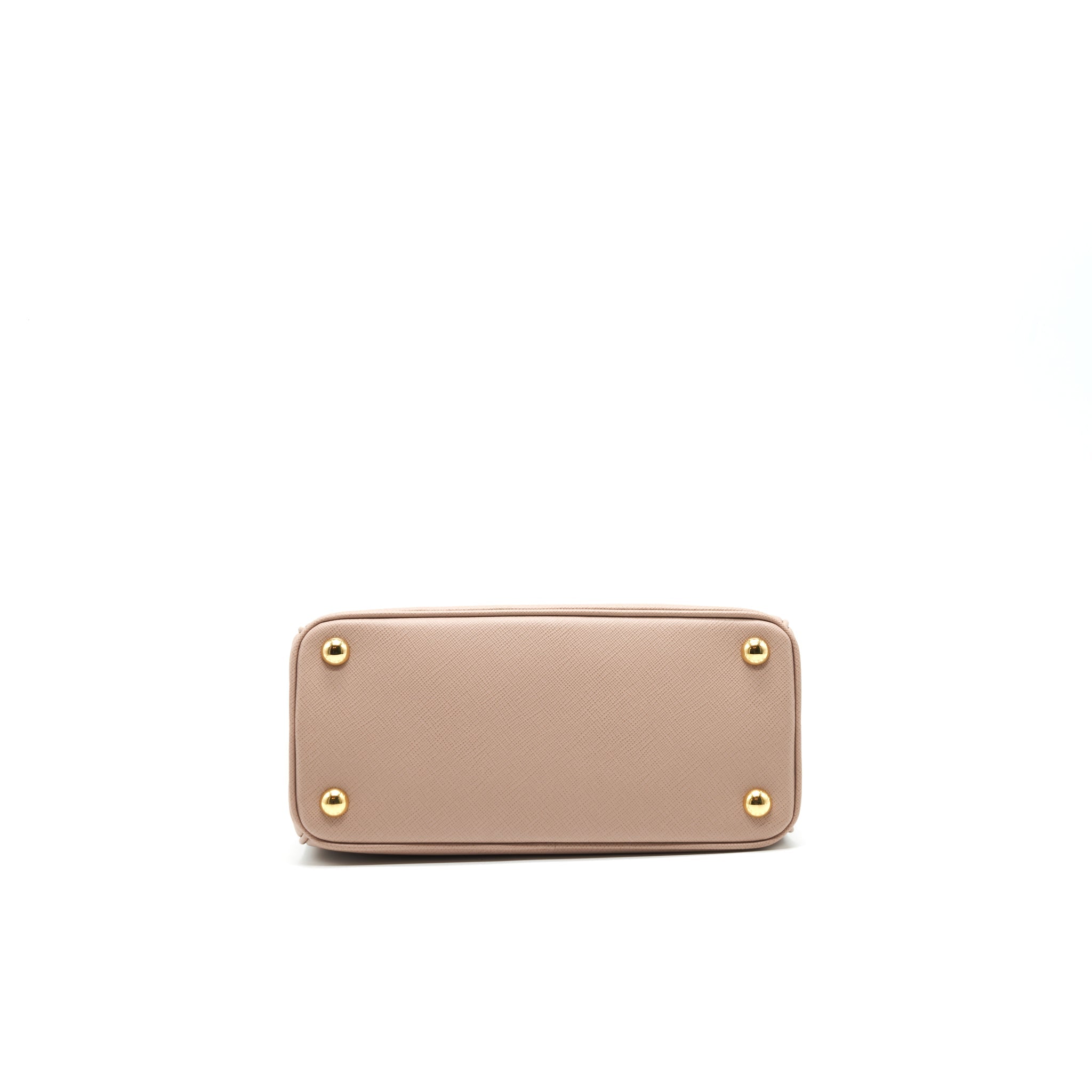 PRADA SAFFIANO LEATHER MINI BEIGE WITH STRAP
