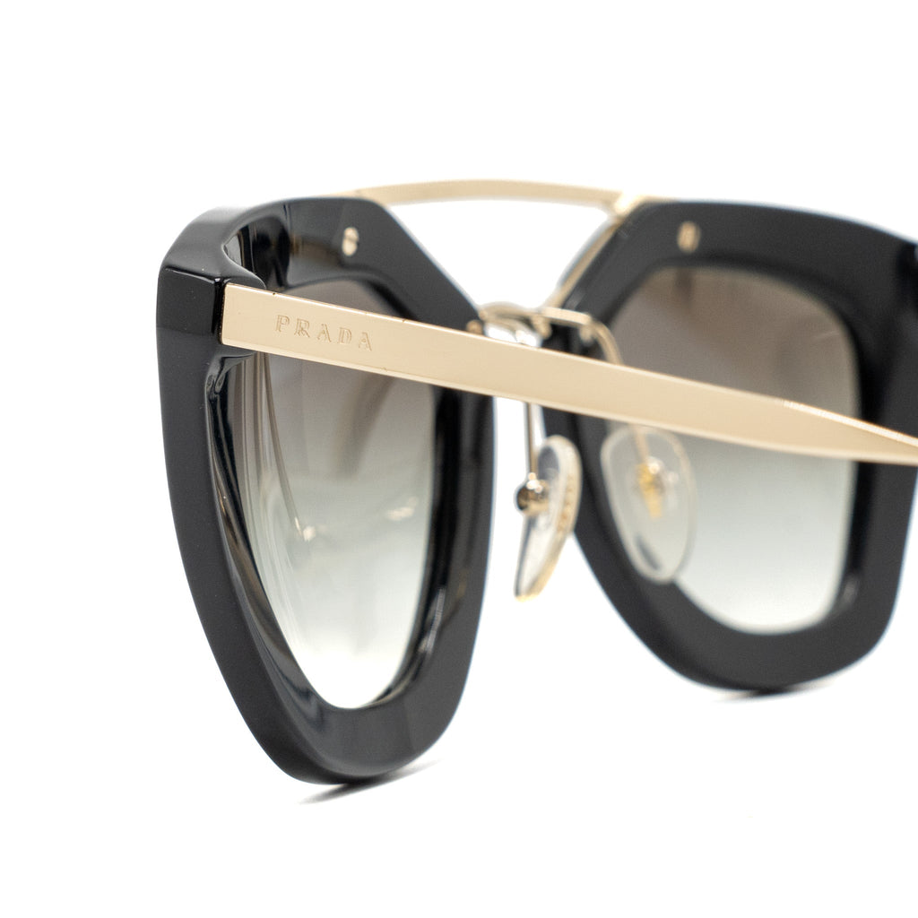 Prada sunglasses black GHW