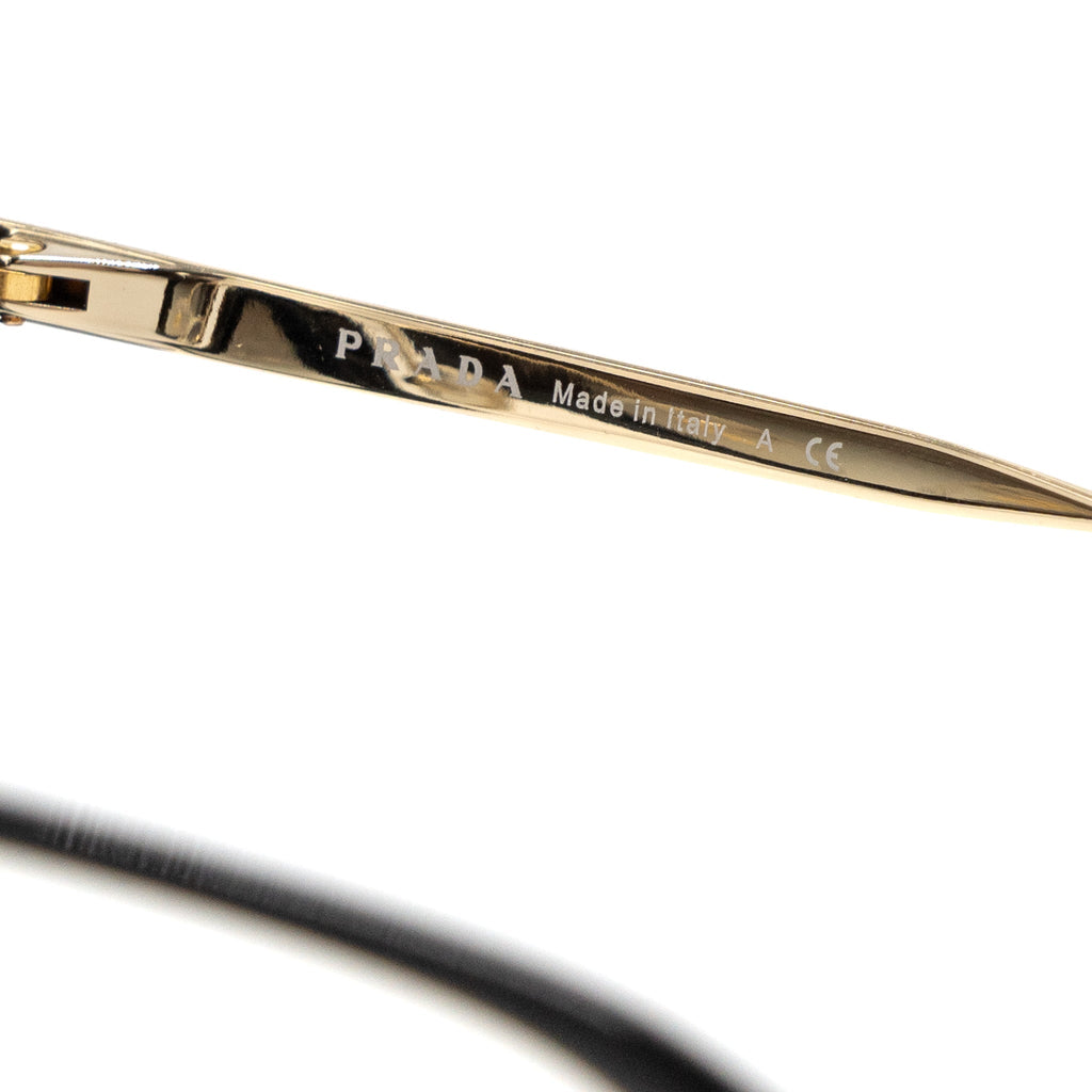Prada sunglasses black GHW