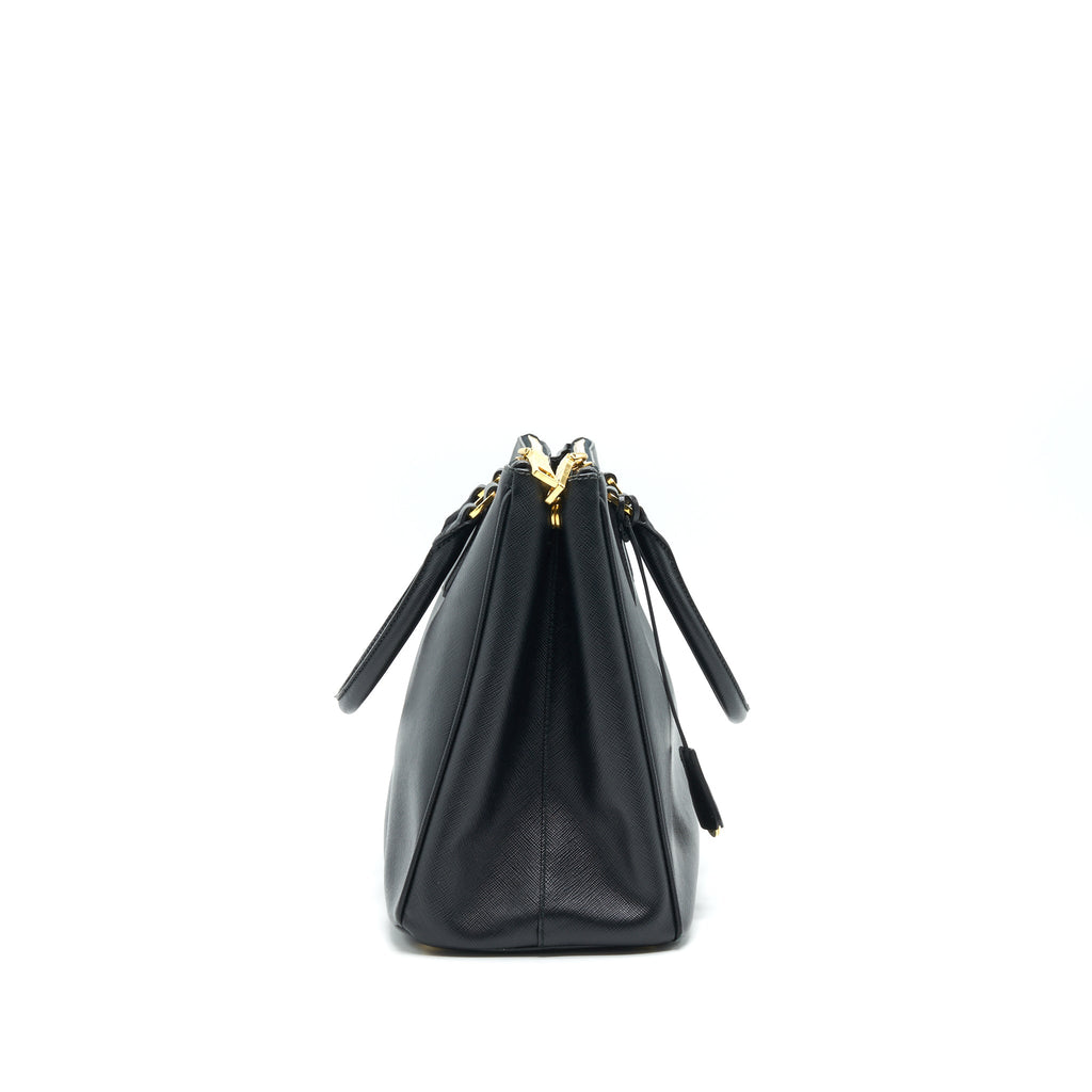 Prada Saffiano Tote Bag Black GHW