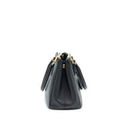 Prada Small Saffiano Leather Tote Bag Black GHW