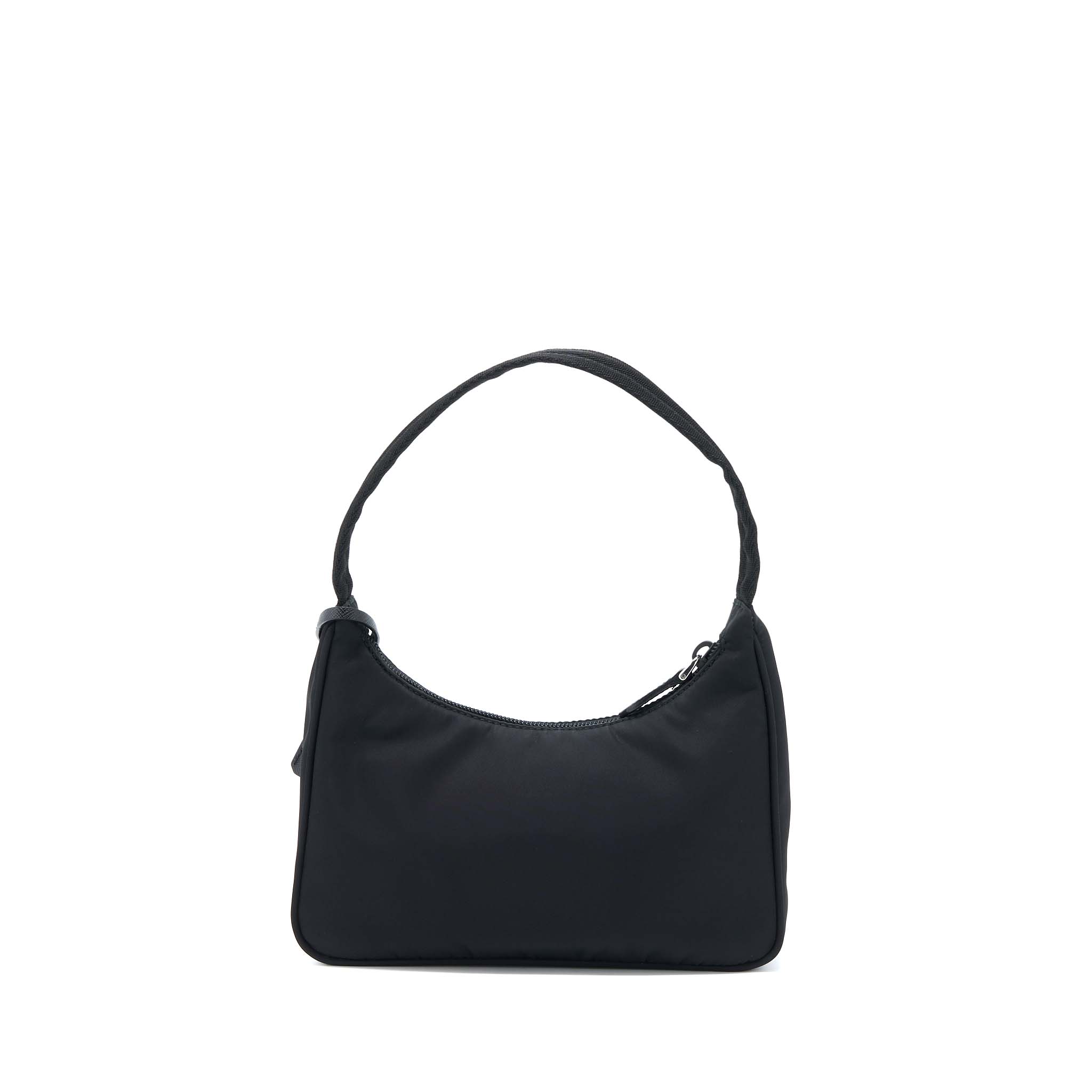 Prada Re-Edition 2000 Nylon Bag Black SHW