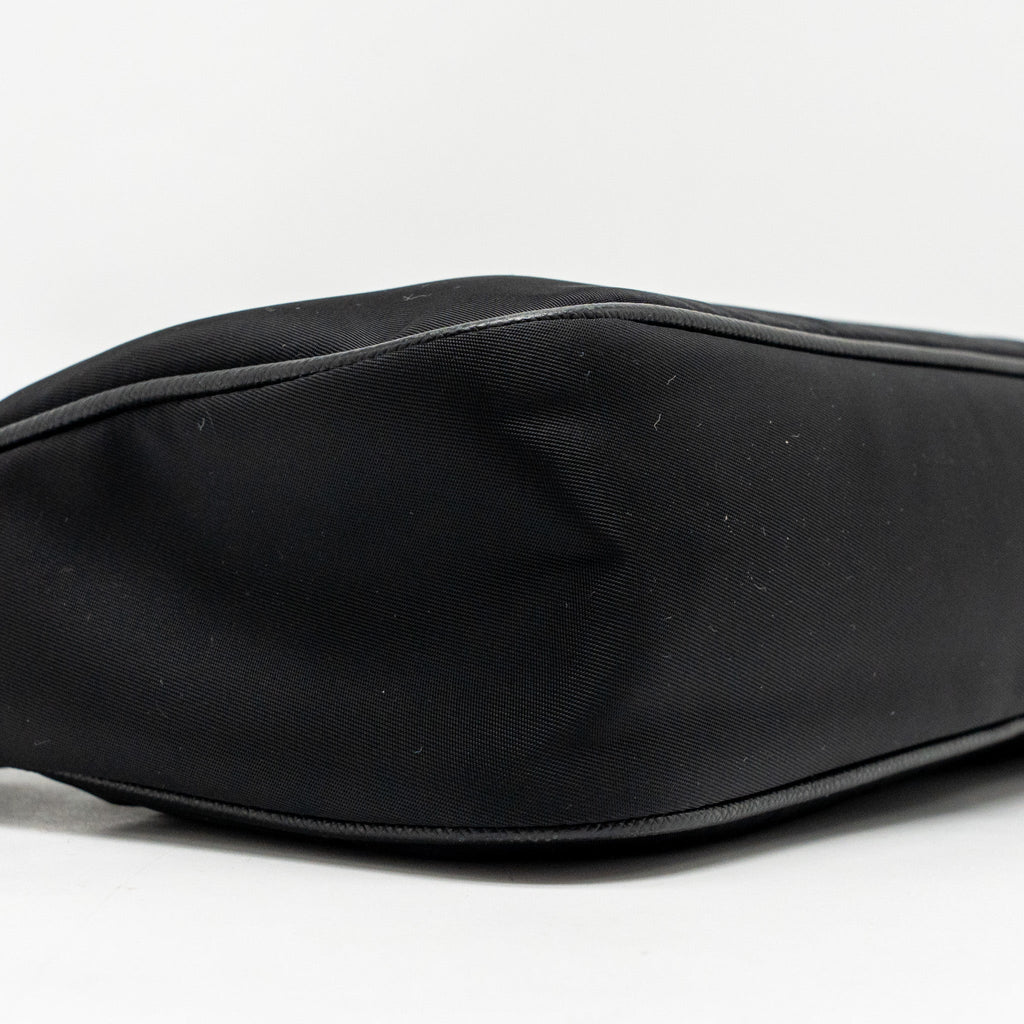 Prada Re-Edition 2005 Saffiano Re-Nylon Bag Black SHW