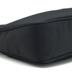 Prada Nylon Mini Tessuto Shoulder Bag Black SHW