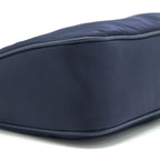 Prada 2005 Re-edition Nylon Shoulder Bag Indigo Blue SHW