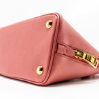 Prada Saffiano promenade Bag Pink GHW