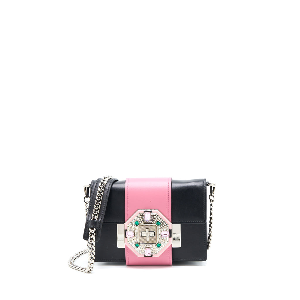 Prada Plex Ribbon Bag Crystal Calfskin Multicolour SHW