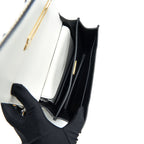 Prada City Calf Raffia Saffiano Cahier Bag White