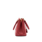 Prada Saffiano Tote Bag Red with GHW