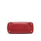 Prada Saffiano Tote Bag Red with GHW