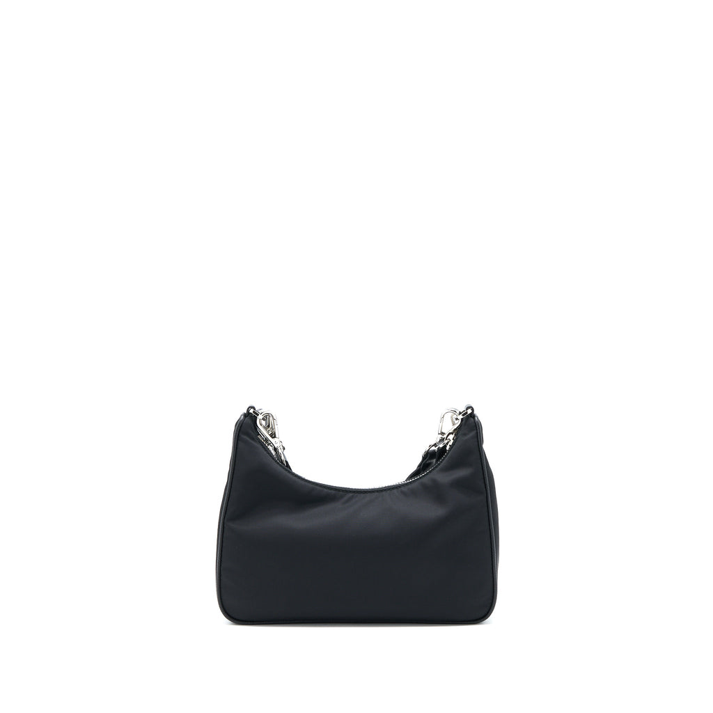 Prada Re-Edition 2005 Re-Nylon Bag Black SHW