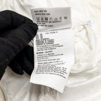 Prada size 40 Re-Nylon cropped down jacket white