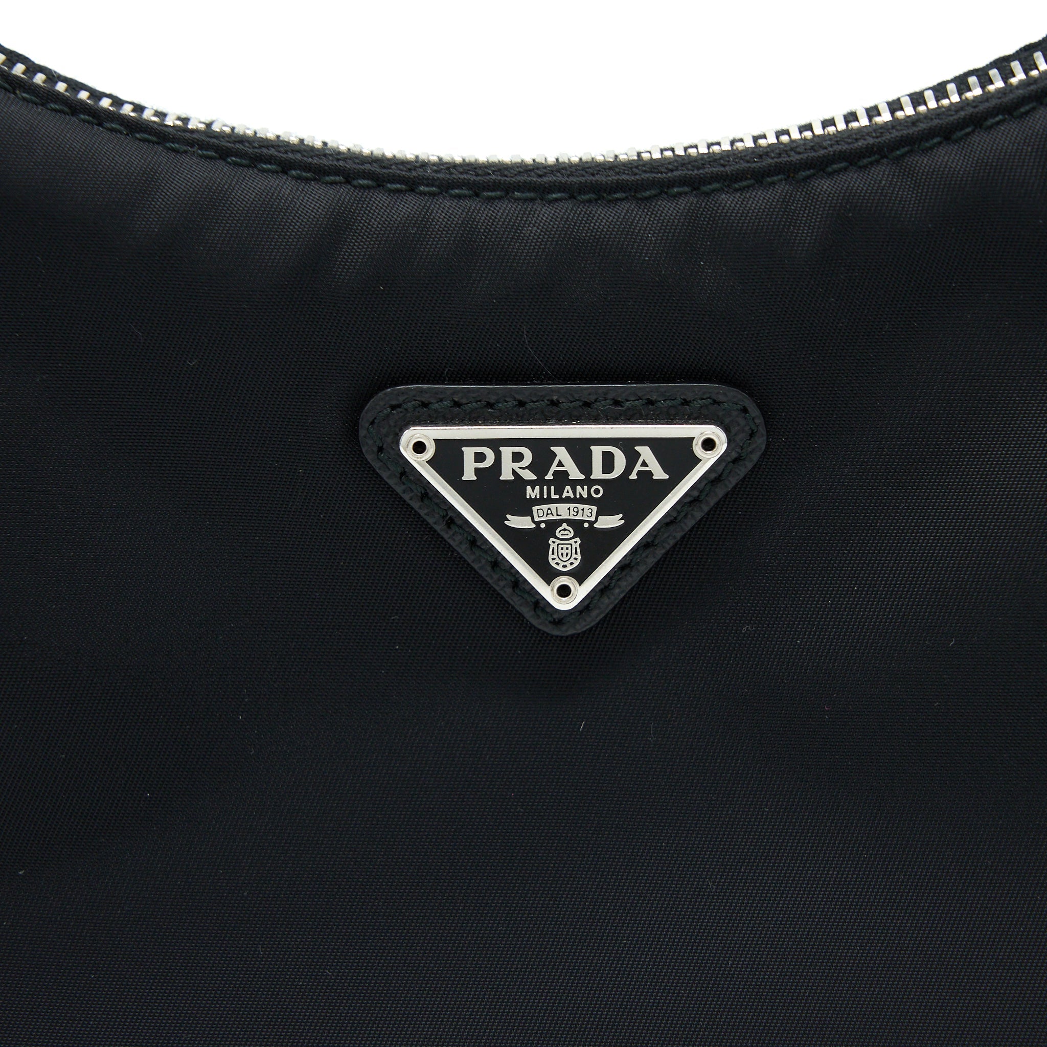 Prada Re-Edition 2005 Re-Nylon Bag Black SHW