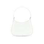 PRADA Cleo Bag in White SHW
