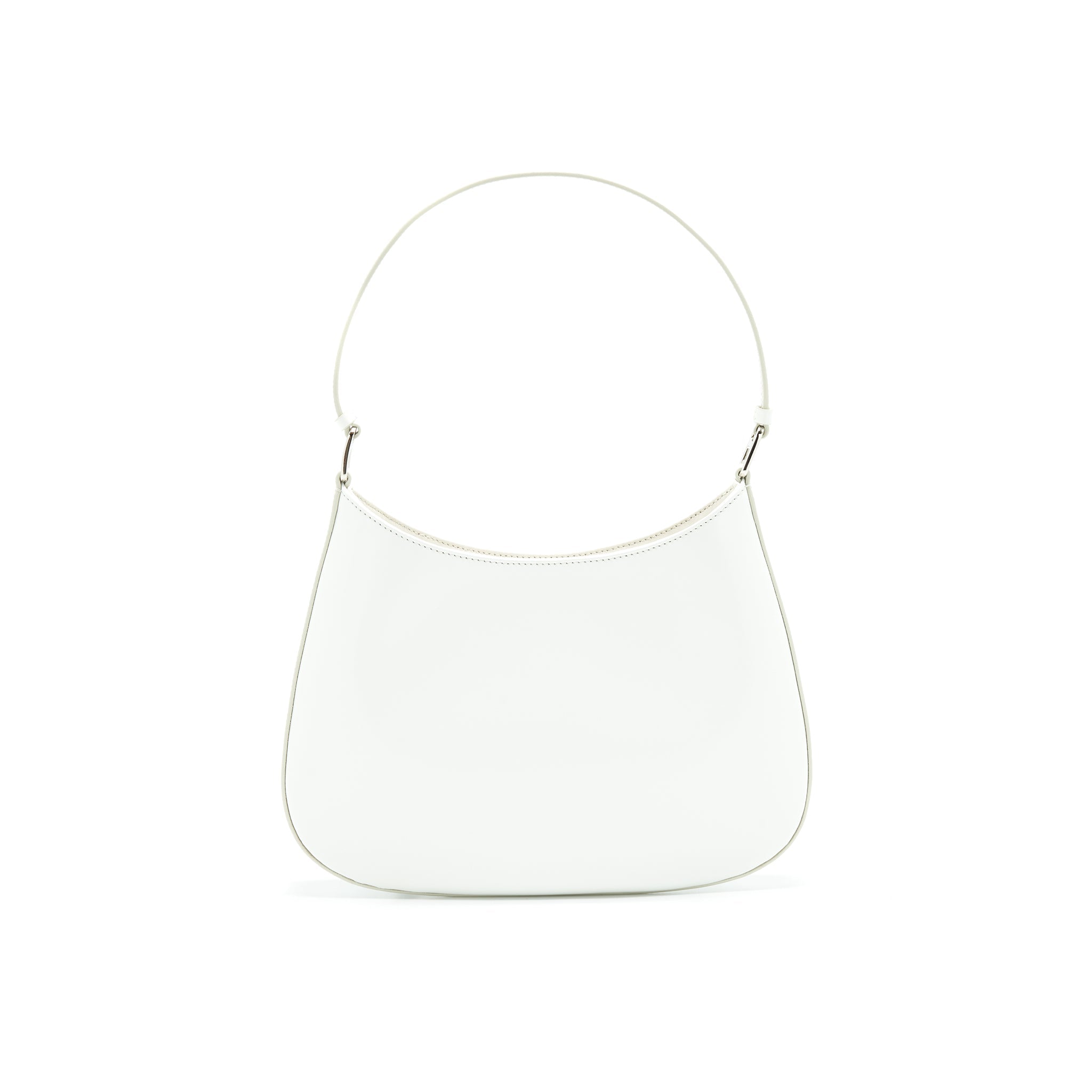 PRADA Cleo Bag in White SHW