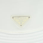 Prada Size M Nylon Bucket Hat White