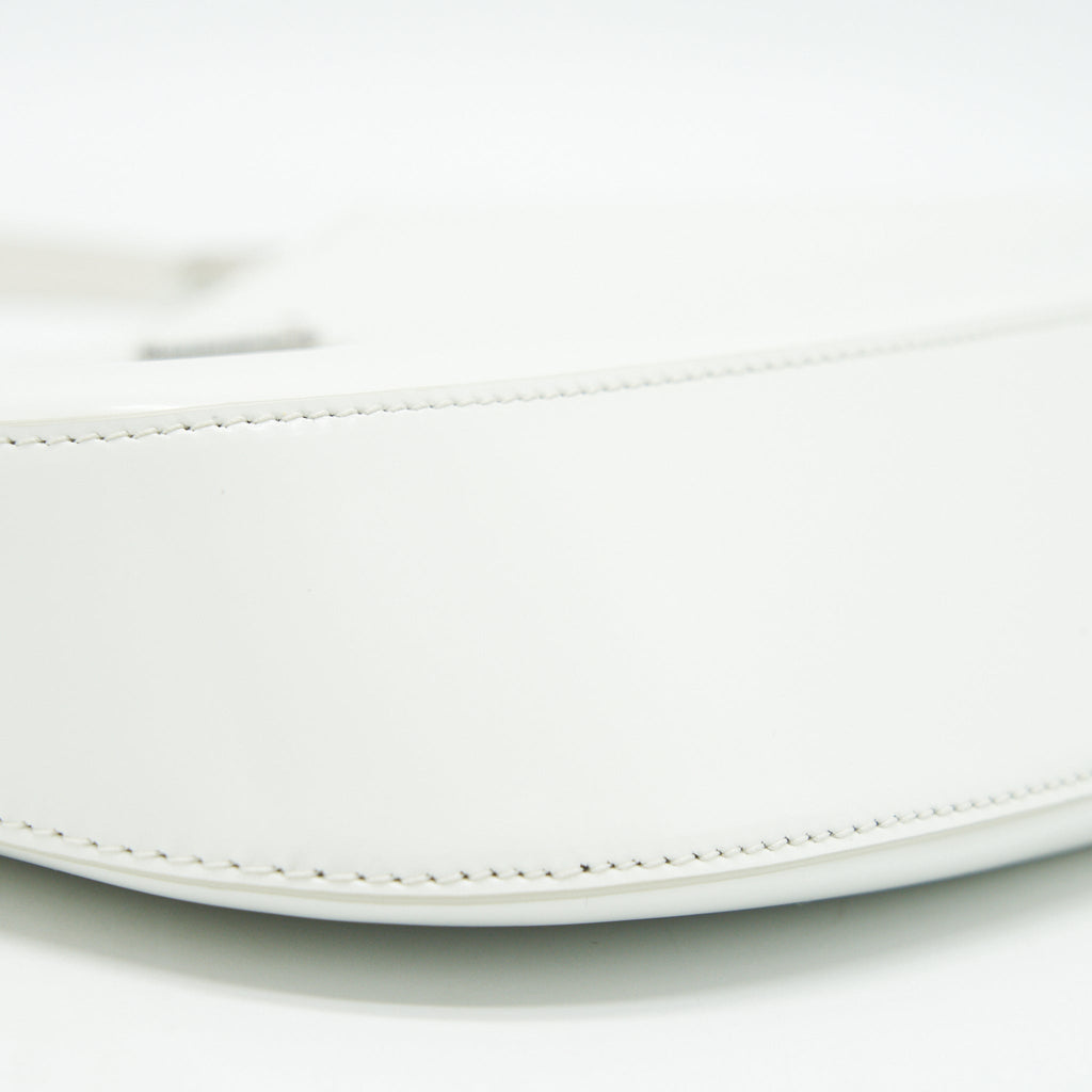 PRADA Cleo Bag in White SHW