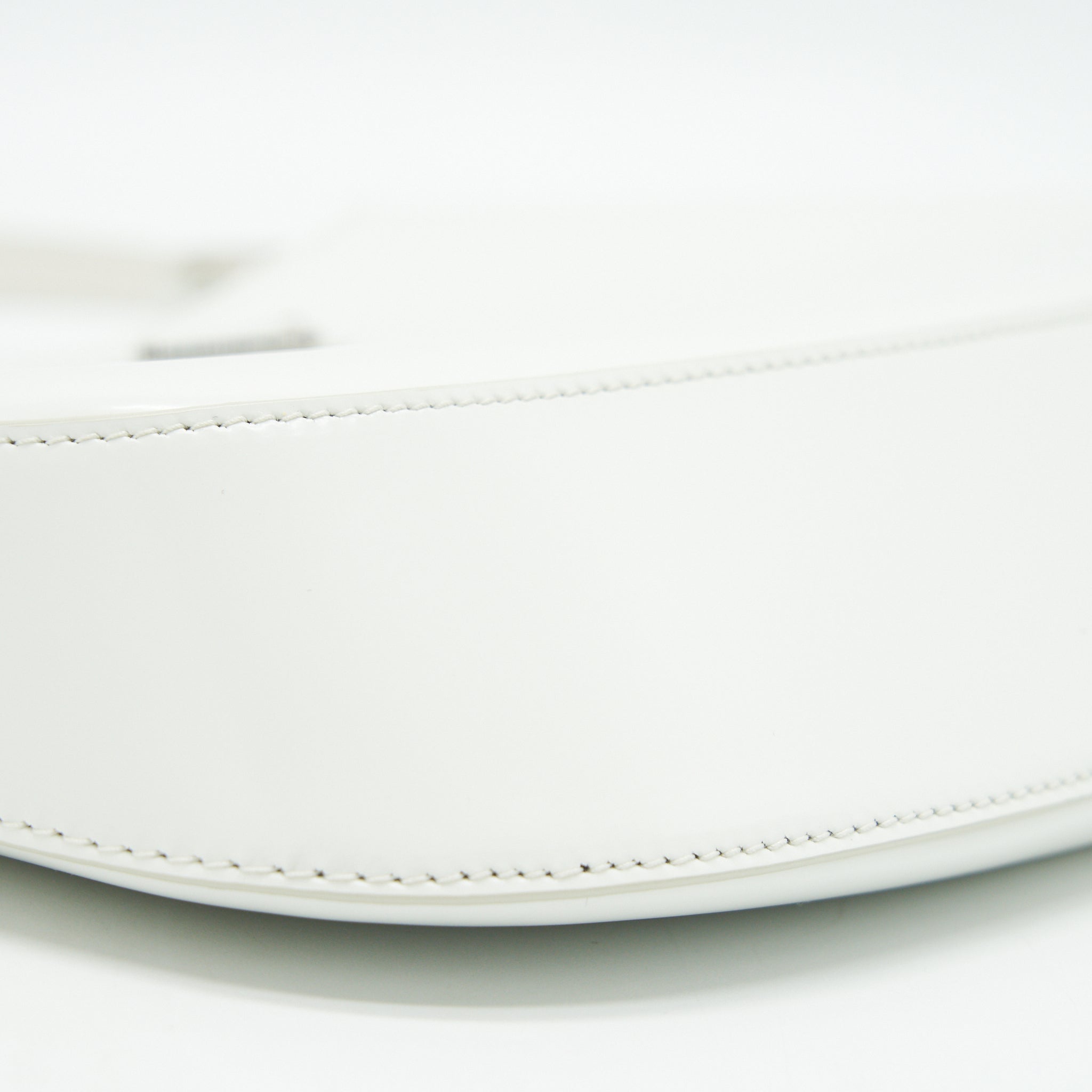 PRADA Cleo Bag in White SHW