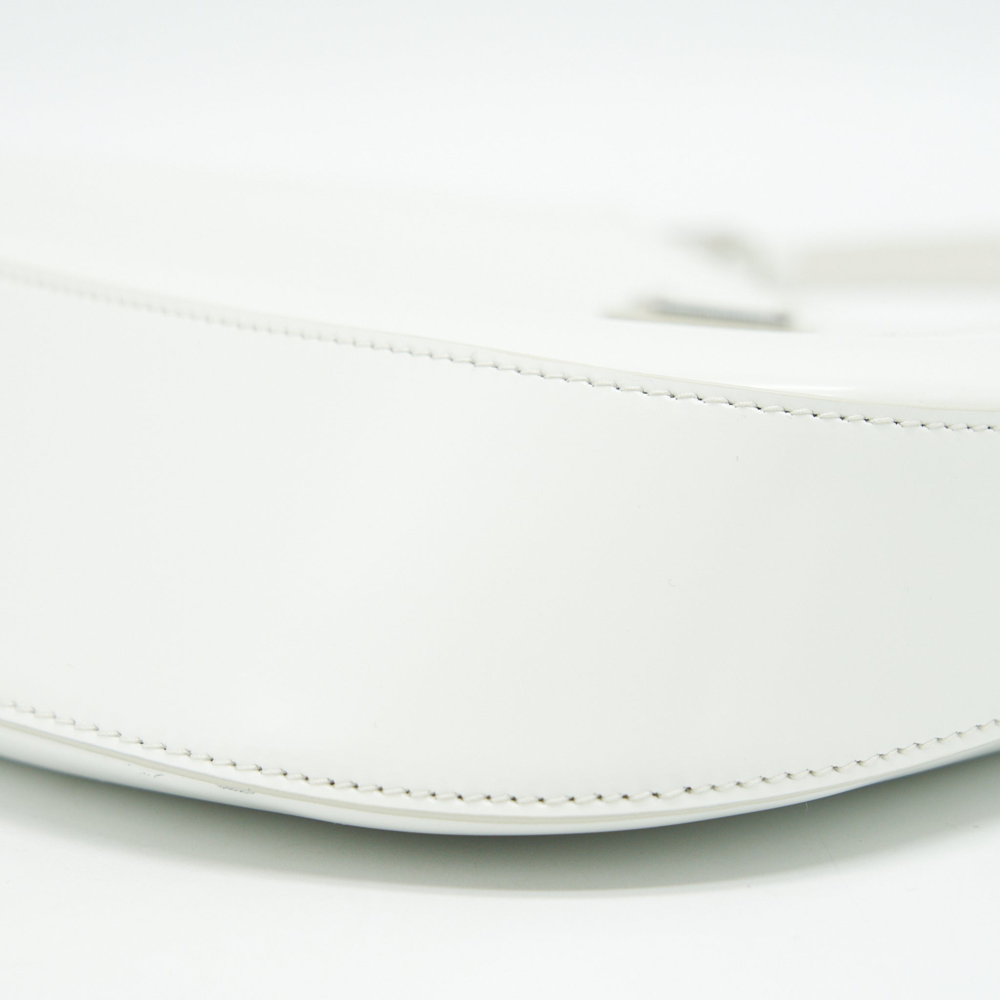 PRADA Cleo Bag in White SHW