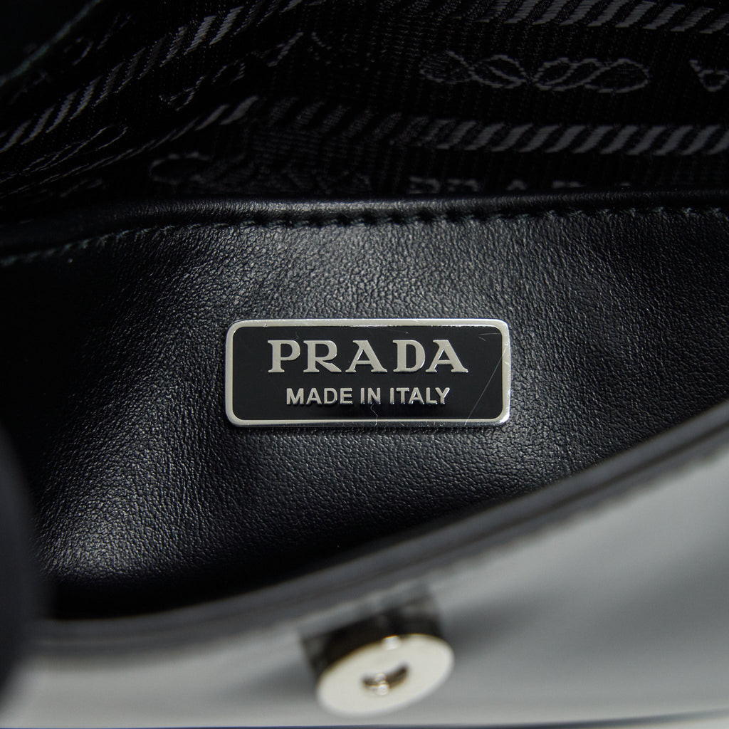 PRADA Cleo Shoulder Bag Black SHW