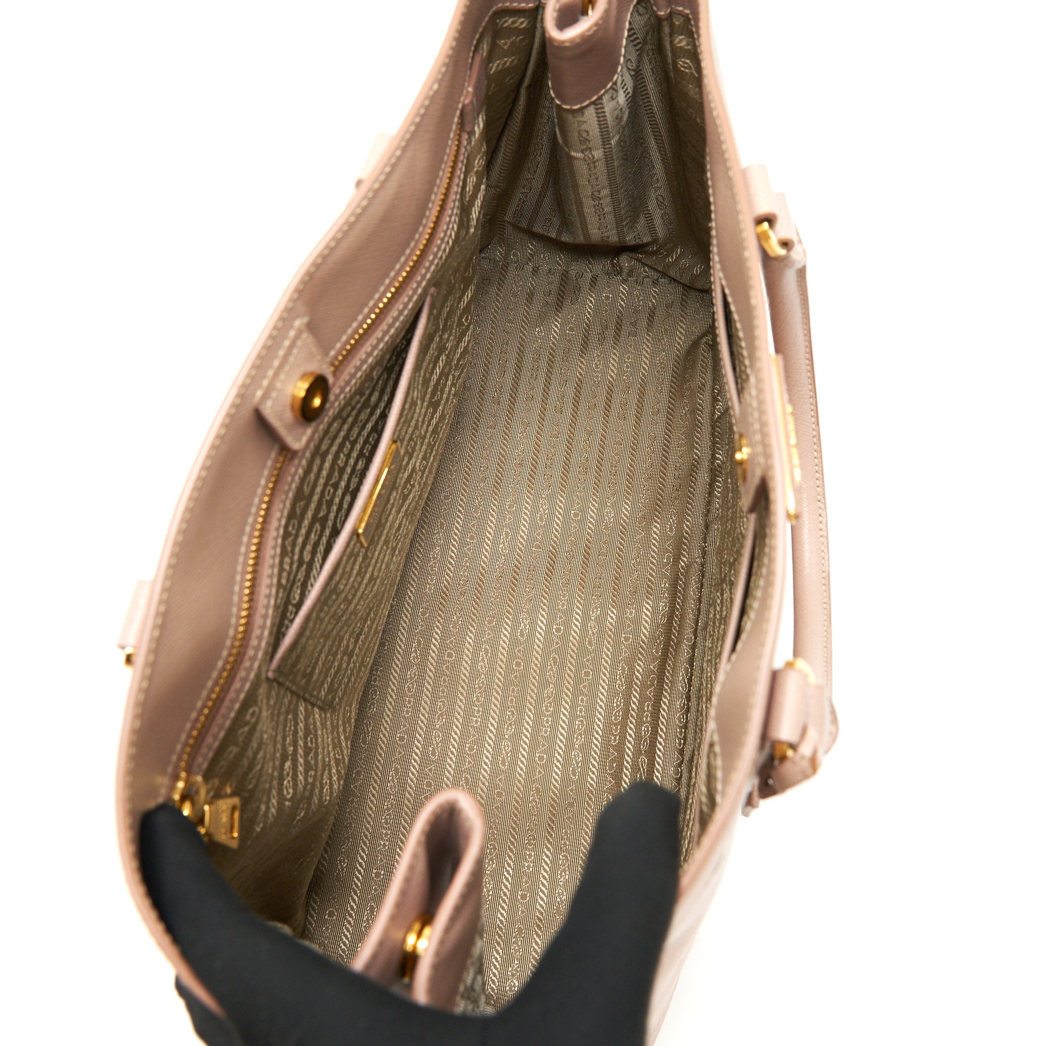 PRADA SAFFIANO BEIGE SHOULDER BAG