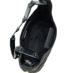 PRADA NYLON SHOULDER BAG IN BLACK