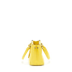 Prada Galleria Mini Tote Saffiano Lux Yellow SHW