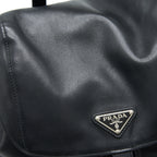 Prada Zainetto Backpack Soft Calfskin Black SHW