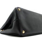 Prada large tote bag saffiano calfskin black GHW