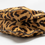Prada Leopard Print Shoulder bag Ponyhair Multicoloured SHW