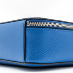 Prada Saffiano Briefcase Azzurro SHW