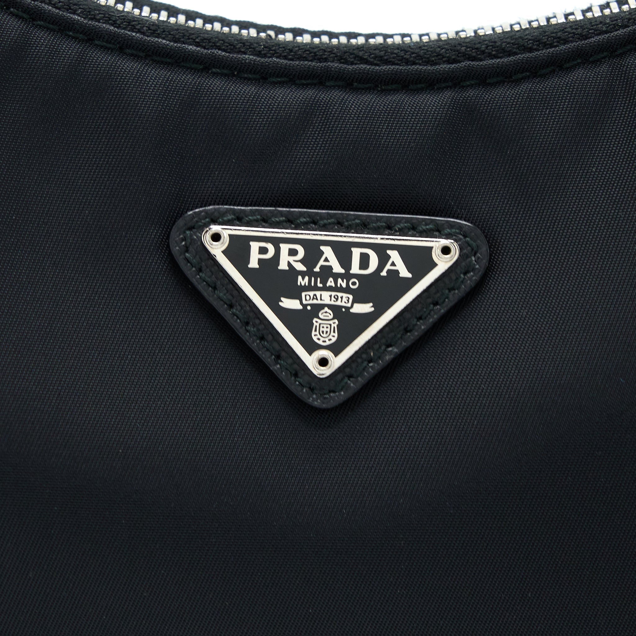 Prada Re-Edition 2005 Nylon Bag Black SHW
