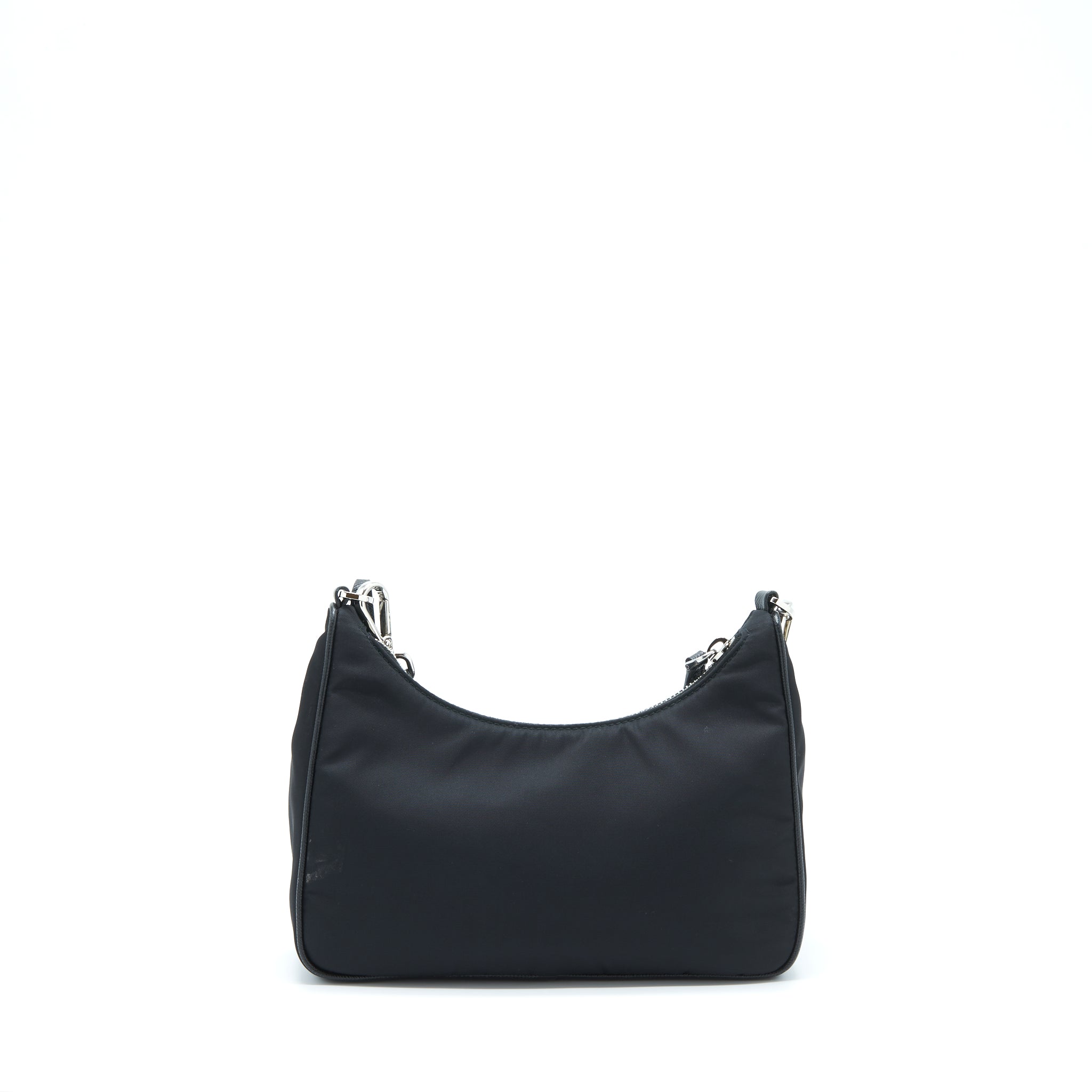 Prada Re-edition 2005 Nylon Bag Black SHW