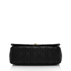 Dior Cannage Calfskin Caro Large Shoulder Bag (SHF-NckJ9e)