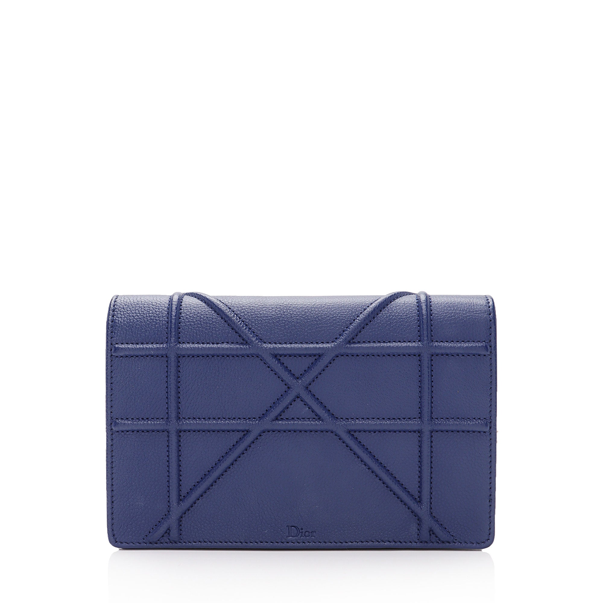Dior Calfskin Diorama Wallet on Chain