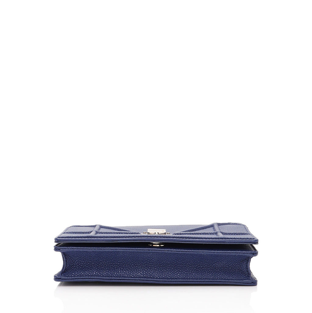 Dior Calfskin Diorama Wallet on Chain