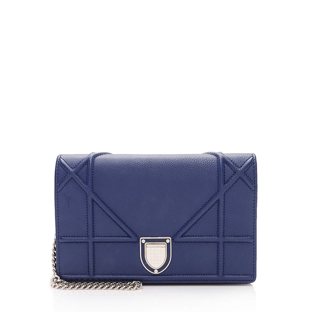 Dior Calfskin Diorama Wallet on Chain