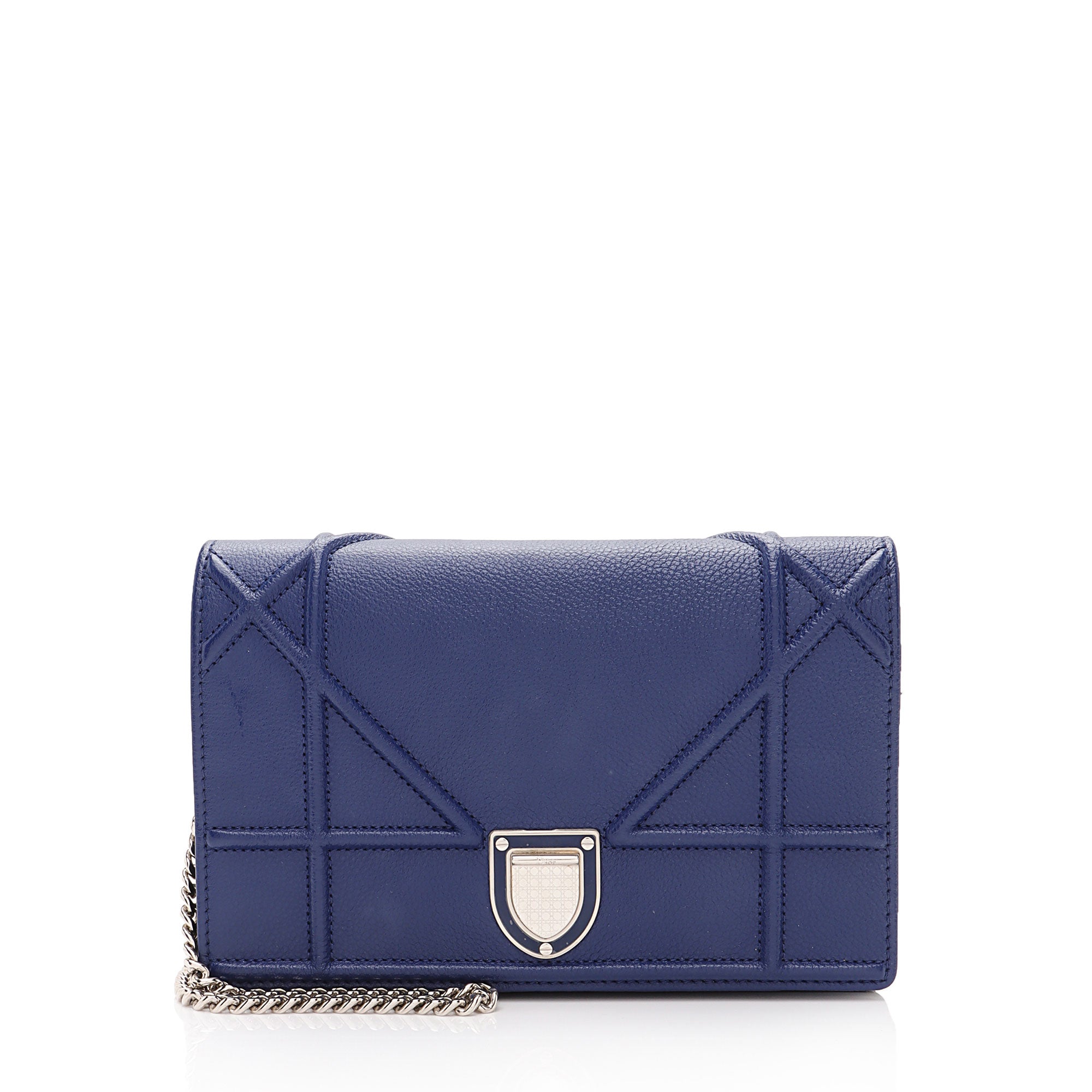 Dior Calfskin Diorama Wallet on Chain