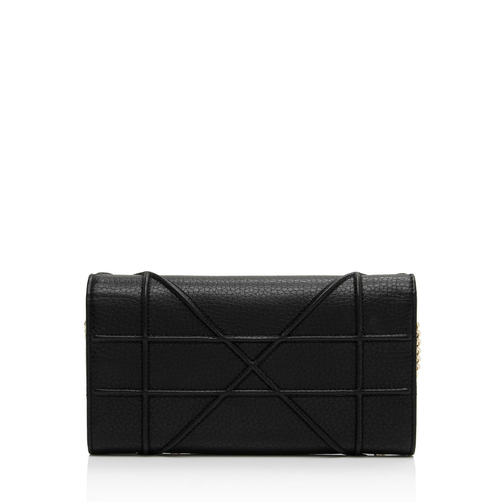 Dior Calfskin Diorama Wallet on Chain Clutch
