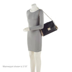 Dior Calfskin Python Diorling Large Shoulder Bag (SHF-22330)
