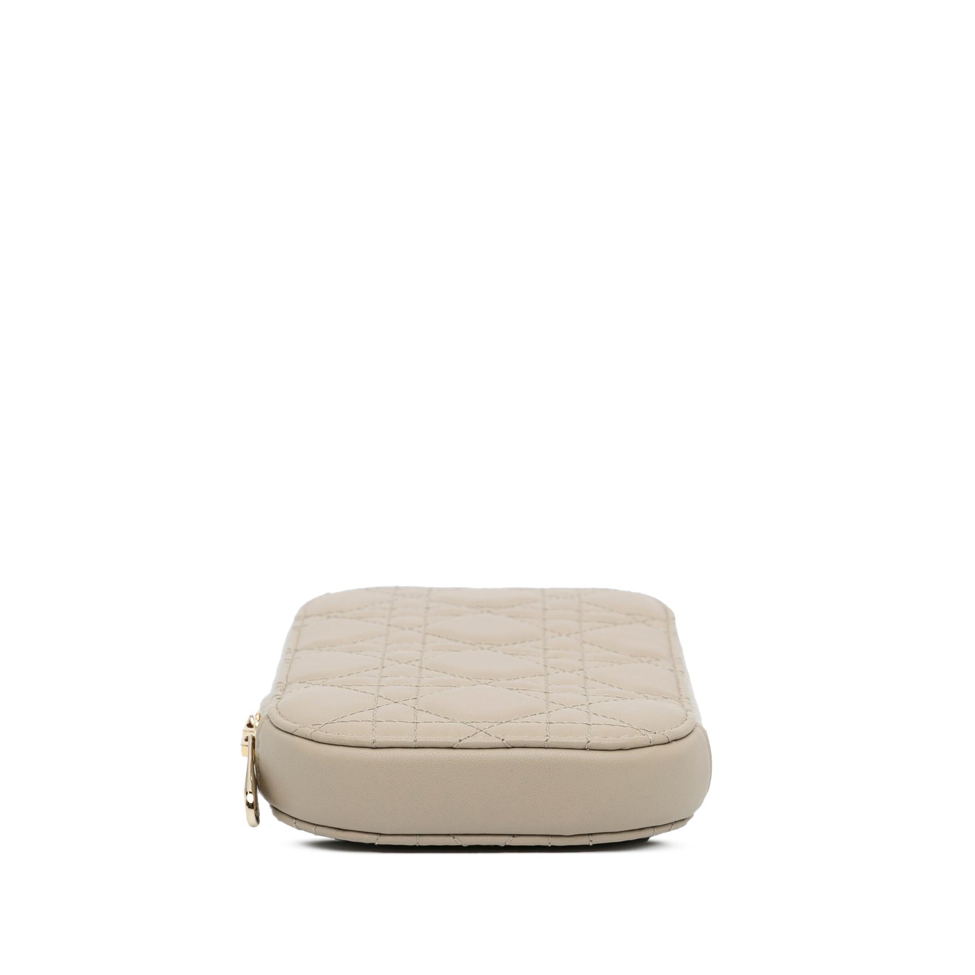 Dior Cannage Lady Dior Phone Holder (SHG-UXY0yn)