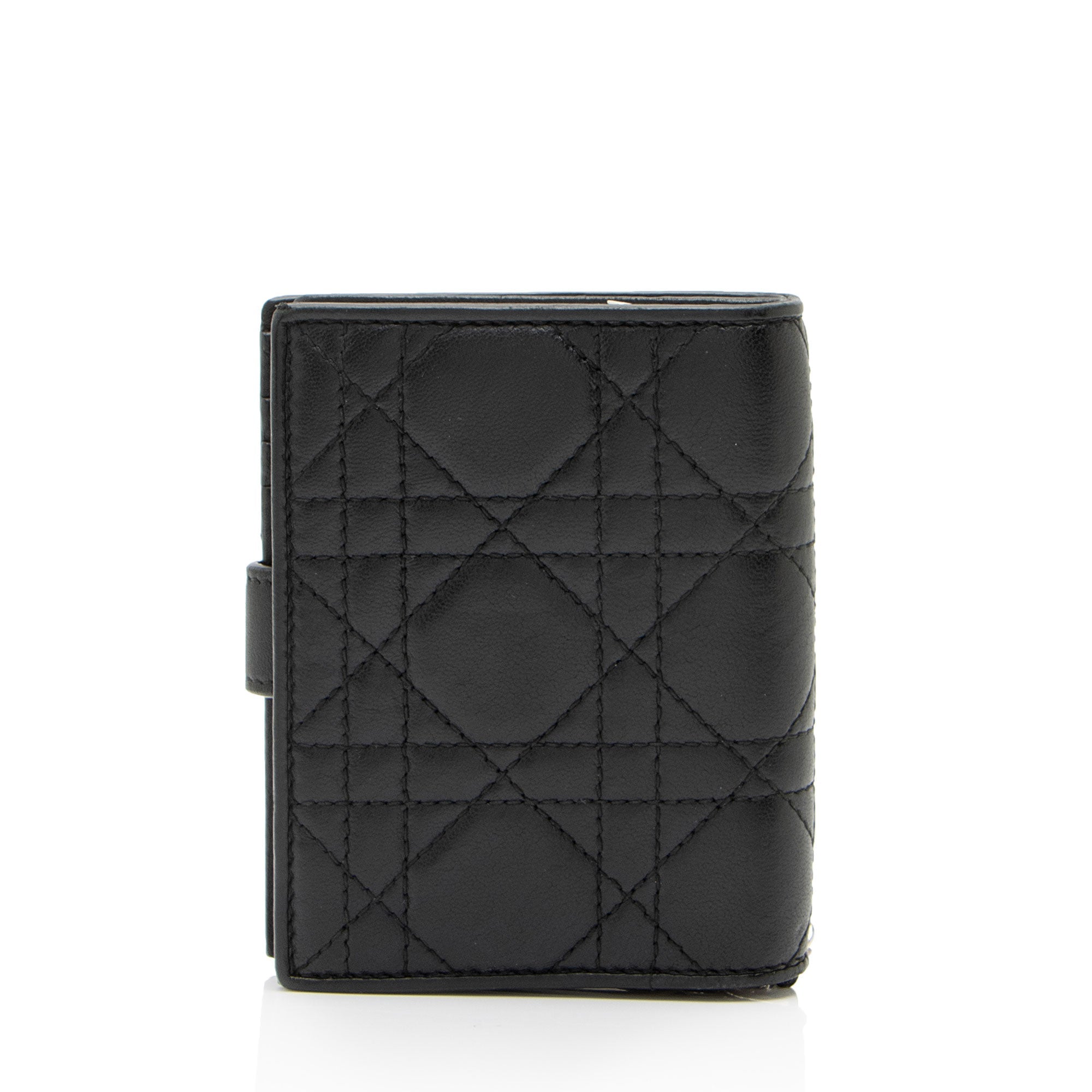 Dior Cannage Lambskin Lady Dior Eden Wallet