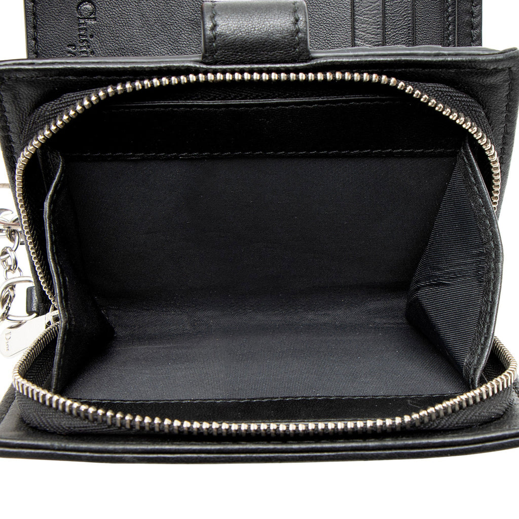 Dior Cannage Lambskin Lady Dior Eden Wallet