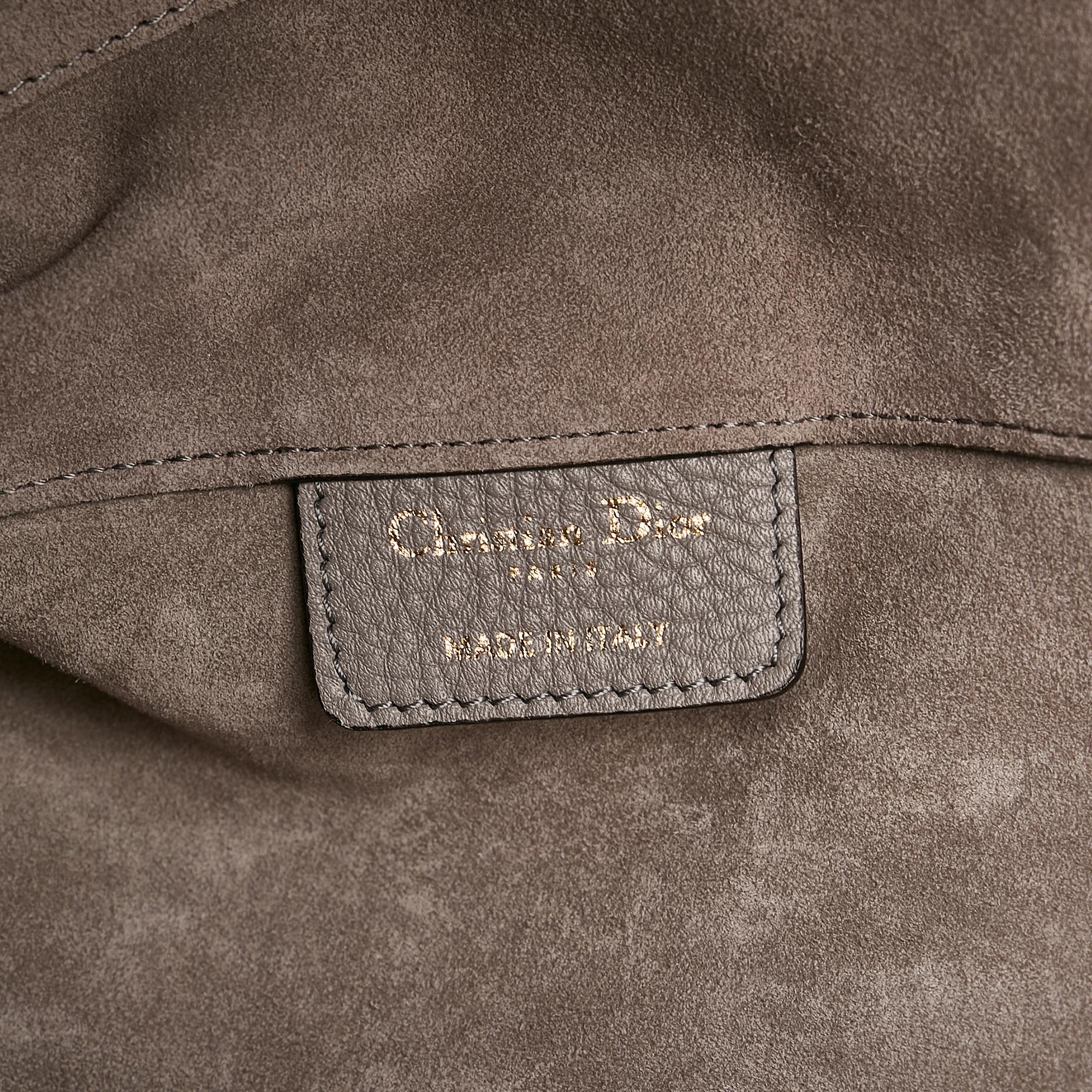 Dior D-Bee Leather Satchel (SHG-34452)