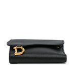 Dior Grained Calfskin Saddle Lotus Wallet