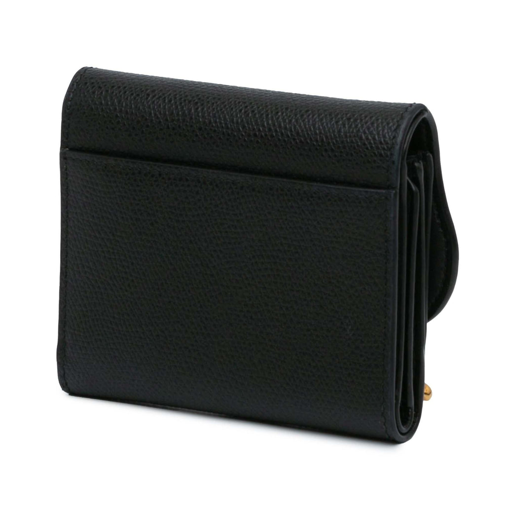 Dior Grained Calfskin Saddle Lotus Wallet