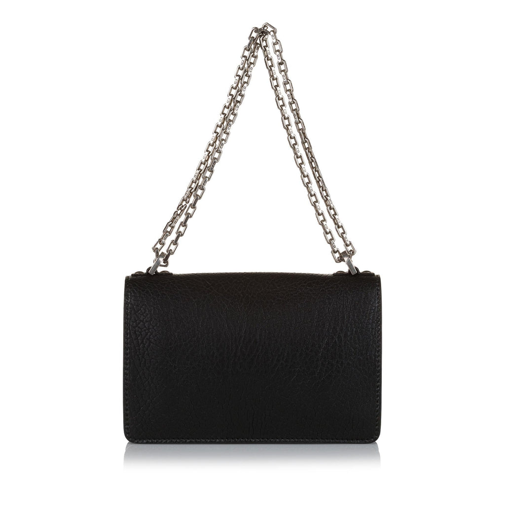 Dior JaDior Chain Leather Flap Bag (SHG-cREInI)