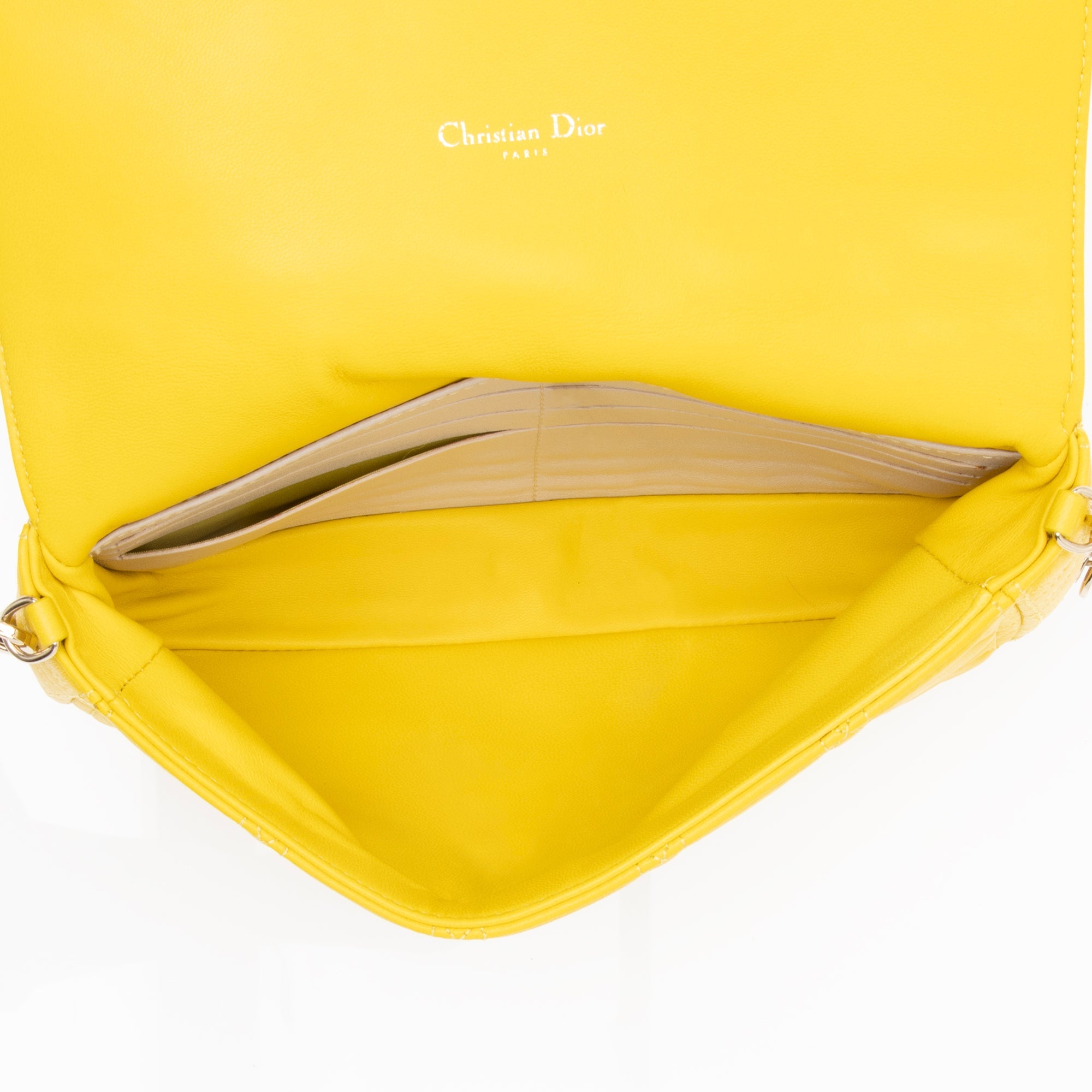 Dior Lambskin Miss Dior Promenade Chain Pouch (SHF-23362)