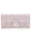 Dior Lambskin Cannage Wallet - FINAL SALE (SHF-17718)