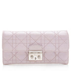 Dior Lambskin Cannage Wallet - FINAL SALE (SHF-17718)